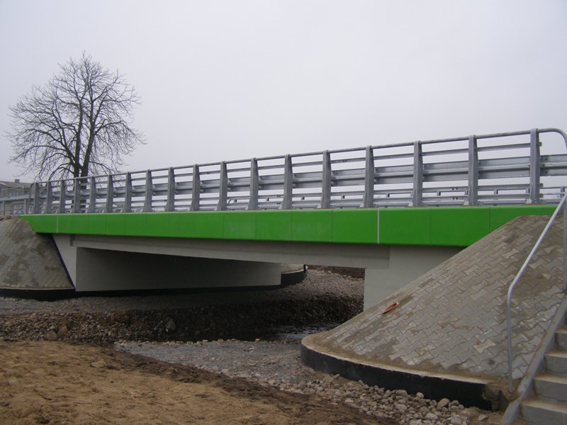 Most w miejscowości Łukowo 